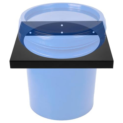 SPARKWHIZ 5 Gallon Bucket Holder with 11.5" ID | for Race Trailer, Garage, Shop, Enclosed Trailer