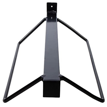 EASY-UP Single Mount Saddle Rack | Universal Design | Durable & Safe Storage | Black Coating | Easy to Mount | Additional Storage Compatible