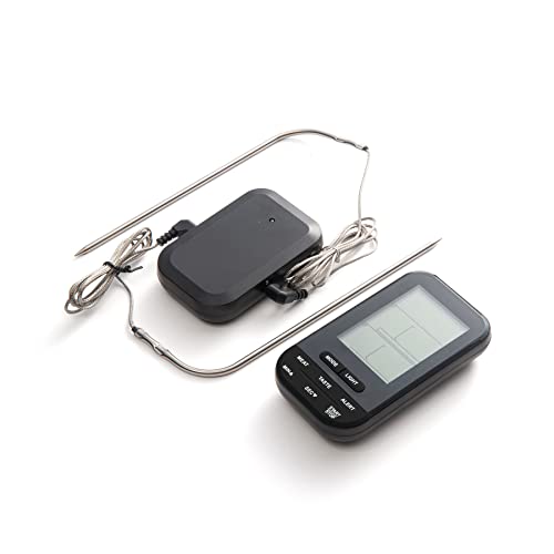 Outset Grill Thermometer, Digital Wireless BBQ Thermometer, Dual Probe - style: Wireless