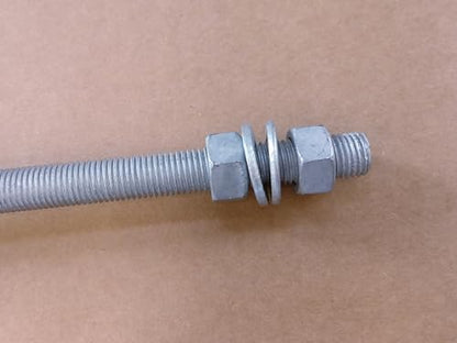 J-Bolt Gate Hinge, Hot-dip Galvanized J Bolt with 5/8" Gate Hinge. Farm Gate Hinges for Chain Link Fence Mostly Used in Frams, Back Yard, Frence Etc. Include Nut Washer (7"(4PCS))