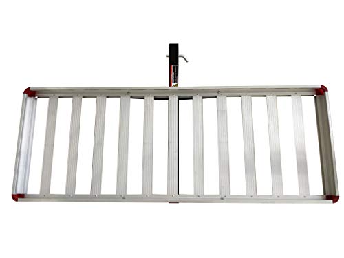MaxxHaul 60" x 22" Aluminum Cargo Carrier Rack Basket for Luggage for SUV Truck Car Van - 500 lbs. Capacity, Silver - style: 50138- Non-Folding 60" x 22" Aluminum Cargo Carrier