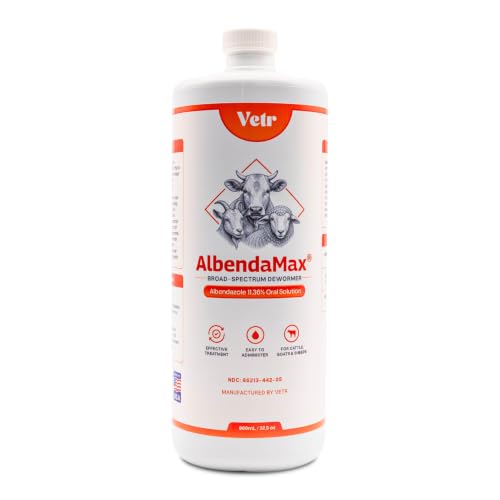 vetr AlbendaMax Oral Suspension, Liquid for Cattle, Sheep & Goats – 960 mL - size: 960mL