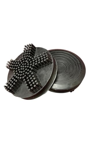 Tack Shack of Ocala Soft Teeth Rubber Curry Comb for Grooming Horses, Rubber Horse Brush