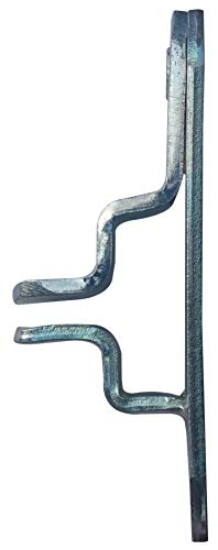 Trailer Door & Ramp Locking Hasp -3.75" Mounting- Cam Lock Latch Keeper -Zinc- Made in THE USA - size: 3.75" Center to Center Mounting