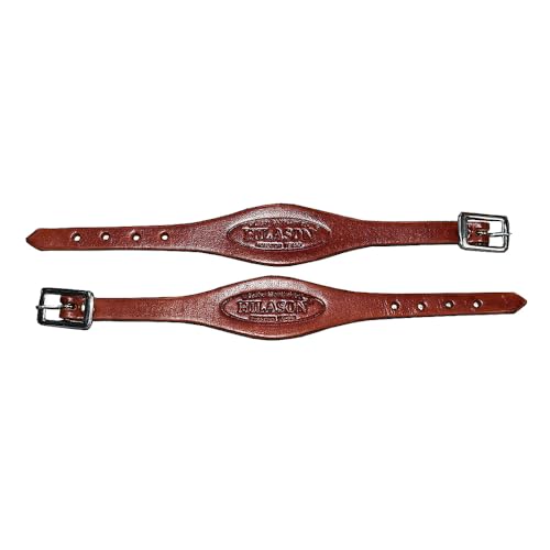 HILASON Western Leather Tack Horse Saddle Stirrup Fender Hobble Straps - color: MAHOGANY