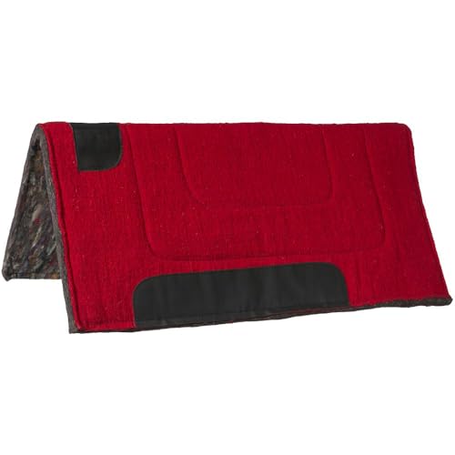 Tough 1 Ottawa Saddle Pad Heavy Felt Lined - color: Red