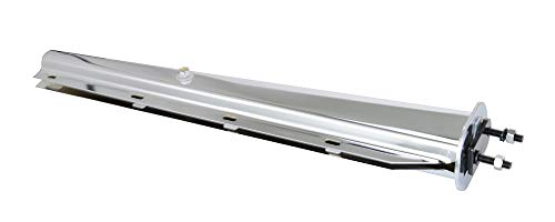 Stainless Steel Straight Spring Loaded Mud Flap Hanger 2-1/2" Bolt Spacing,30" Length.with Reflective Plate