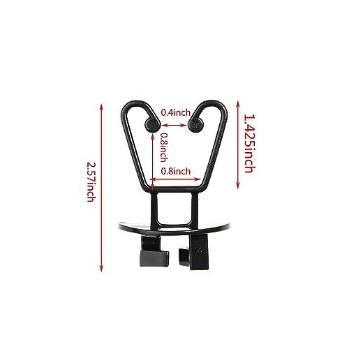 Insulators for Electric Fence Wire, U Post Extended, Black, 50