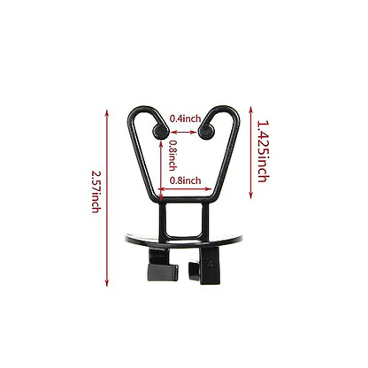 Insulators for Electric Fence Wire, U Post Extended, Black, 50