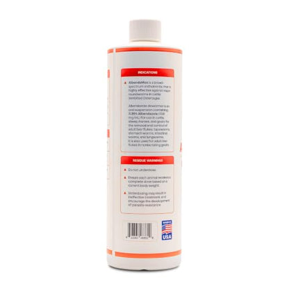 vetr AlbendaMax Oral Suspension, Liquid for Cattle, Sheep & Goats – 500 mL - size: 500mL