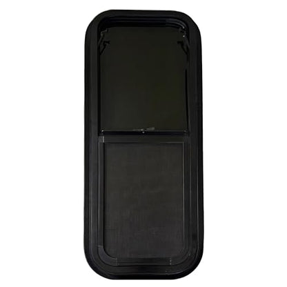 ProCamp RV Window 12x36 | Vertical Slider, Screen & Trim Ring