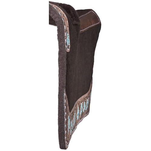 Tough 1 Floral Tooled Felt Saddle Pad