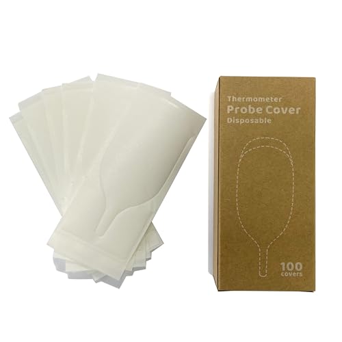 Disposable Cover for Rectal Thermometers - Special for Large Display & Short Probe Baby/Pet Rectal Thermometers (Covers -100 pcs)