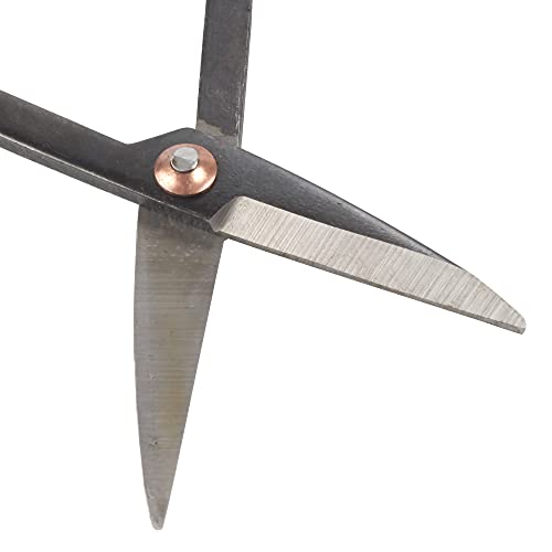 BambooMN 7.2" Black Bonsai Trimming Shear - 3 Pieces - color: 7.2" Trimming Shear, size: 3