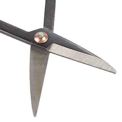 BambooMN 7.2" Black Bonsai Trimming Shear - 3 Pieces - color: 7.2" Trimming Shear, size: 3