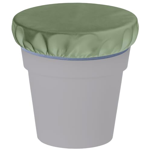 2-5 Gallon Horse Bucket Cover, Waterproof Horse Feed Bucket Cover, Lightweight and Easy to Use (Excluding Bucket, Olive Green) - color: Olive Green