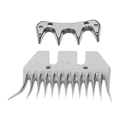 Sheep Shears Blade, 13 Teeth Curved Wool Clipper Comb, 7mm Tooth Spacing