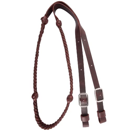 Martin Latigo 5-Plait Knotted Barrel Rein