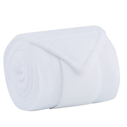 Horse Polo Wraps 2.5m Equestrian Leg Bandage Wrap Set of 4 Packs - color: White - 2.5m