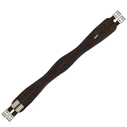 Ovsellerie Ovation Airform Chafeless Cushioned Textured Soft Horse Girth, Brown, 40
