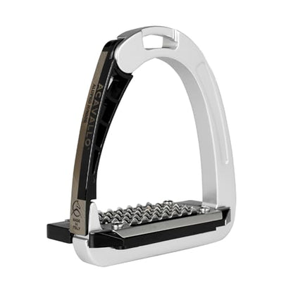 Acavallo Alupro Junior Stirrups, One Size, Black, Set of 2 - color: Aluminium Silver