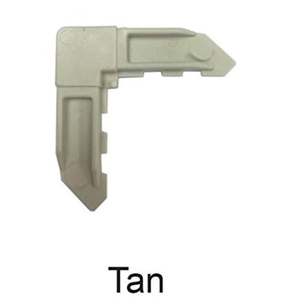 Assembled Custom Size Window Screens (Tan) - color: Tan