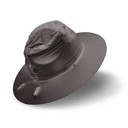 Phillips Brush Reusable Rain Cap Protective Hat Cover & Carrying Bag - color: Smoke, size: X-Large