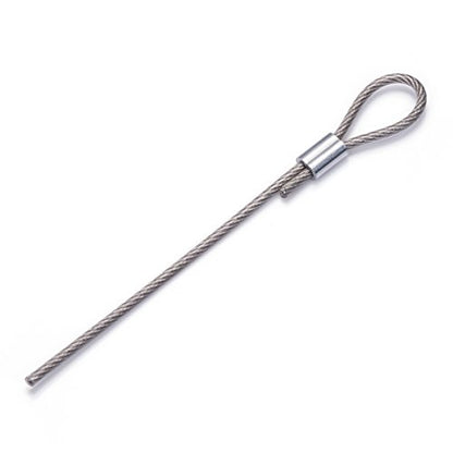 1/8 Aluminum Cable Crimps, Ferrules 150PCS, Crimping Loop Sleeves Wire Rope | Crimp Sleeves For Cable Ferrule And Wire Rope Connections. Loop Sleeve Design For Cable And Rope Crimping Applications. - size: 1/8" (150PCS)