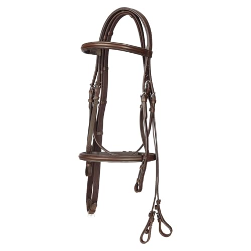 Miller's Flash Bridle Crafted from Quality Leather-Reins Included