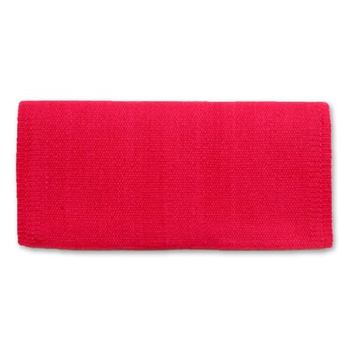 Mayatex San Juan Solid Saddle Blanket - color: Fandango Pink, size: 36 x 34-Inch