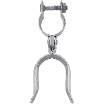 Heavy Duty Fork Latch (Bolt in) 1-5/8 x 1-7/8" Galvanized Pressed Steel - color: GALVANIZED, size: 1-5/8" x 1-7/8"