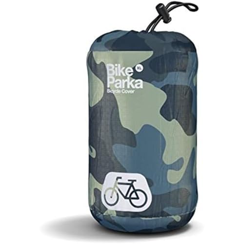 BikeParka XL Waterproof Bicycle Cover (CAMO) - color: Camouflage