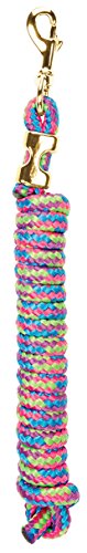 Weaver Leather Mini/Pony 7' Poly Lead Rope - color: Pink Fusion/Purple Jazz/Hurricane Blue/Lime Zest