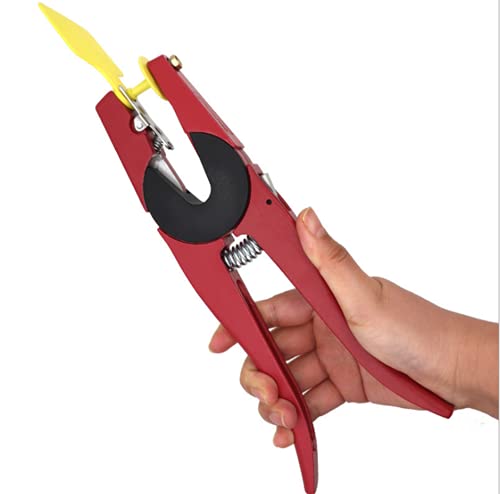 Sheep Ear Tag Plier - Animal Applicator Plier Farm ID Tag Tool for Goat, 9" L - style: Ear Tag Plier