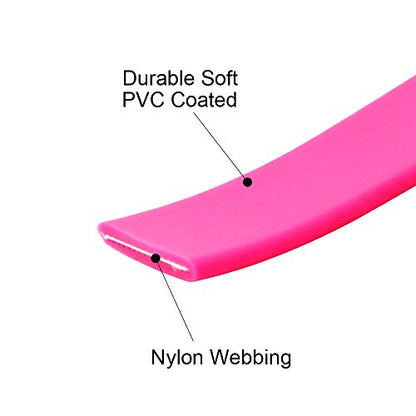 Waterproof Dog Training Leash 50FT 30FT 15FT 10FT 5FT Heavy Duty Recall Long Lead for Large Medium Small Dogs (5FT, Pink) - color: Pink, size: 5FT