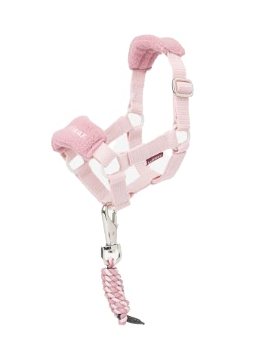 LeMieux Toy Pony Vogue Halter & Leadrope - Ages 3+ - Fleece Padded Noseband - Adjustable Strap - Machine Washable - Blossom - One Size - color: Blossom