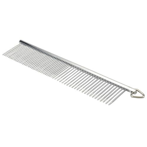 Coastal Pet Safari Dog Grooming Comb for Medium and Coarse Coats - Extra-Long Rotating Teeth - Undercoat Rake for Coarse Coats - 7 1/4" - size: 7-1/4-Inch Large