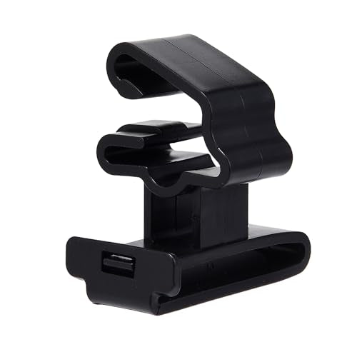Electric Fence T-Post Insulators for Electric Fence Polytape, Black, 50 - color: black, size: 50