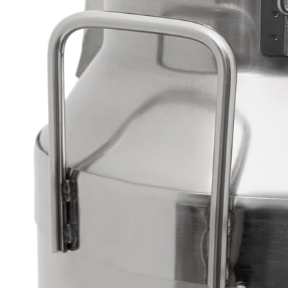 10L/2.64 Gallon Stainless Steel Milk Bucket, Heavy Duty Milk Can with Sealing Lid and Easy-Flow Spigot, Large Liquid Container Storage for Wine, Water, Coffee, Oil Storage, Transport, and Dispensing - size: 10L/2.64Gal
