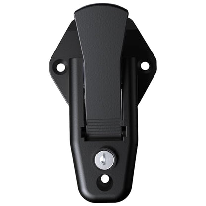 Global Bar PRO Cambar Lock - RV/Cargo Trailer Ramp Door Hasp Bar Latch, 2 Mechanical Keys
