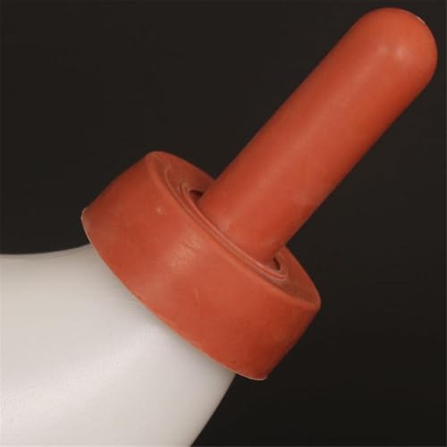 Farmnurture Calf Feeder with Anti-Colic, Soft Silicone Heavy Duty Milk Nipple for Bucket, Feeding Teat for Cattle, Horses, Sheep, Goats – Easy Farm Supply - color: AF029