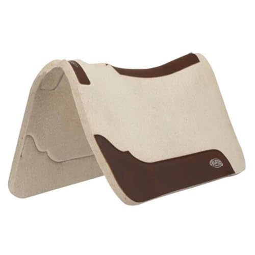 Weaver Equine Contoured Steam Pressed Merino Wool Felt Saddle Pad