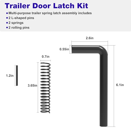 Trailer Gate Spring Latch Kit 819T for Carry-On Utility Trailers