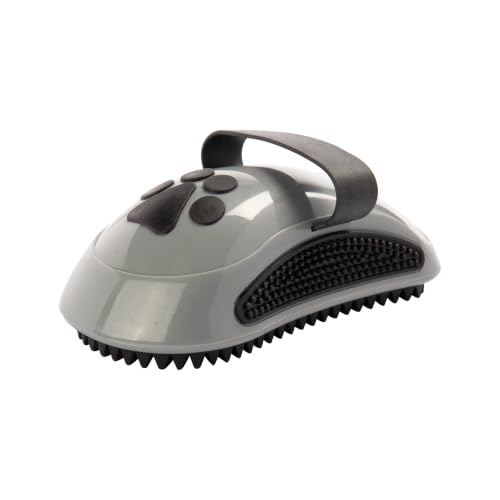 FURminator Curry Comb for Dogs & Cats With Short, Dense Coats | Removes Dust & Loose Hair, Distributes Natural Oils for Healthy Coat, Ideal for Short & Medium Coats, For Daily Use