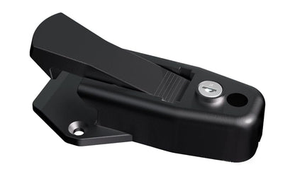 Global Bar PRO Cambar Lock - RV/Cargo Trailer Ramp Door Hasp Bar Latch, 2 Mechanical Keys