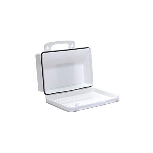 Kemp USA 10 Capacity Unit Plastic First Aid Kit Box with Weather-Resistant Gasket Empty Mountable Medical Storage Case Durable Living Hinge & Secure Clasps (Small) - size: Small