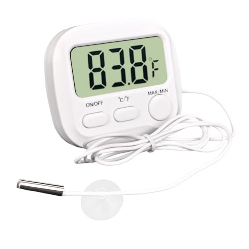 Digital Aquarium Water Thermometer,HD LCD Screen Fish Tank Thermometer
