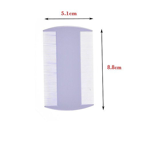 BinaryABC 12 Pack Lice Comb,Double Sided Flea Combs, Fine Tooth Lice Combs