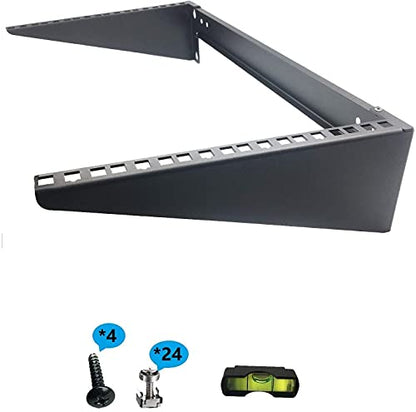 6U Steel Wall Mount Rack Vertical and Horizontal Mounting - size: 6U
