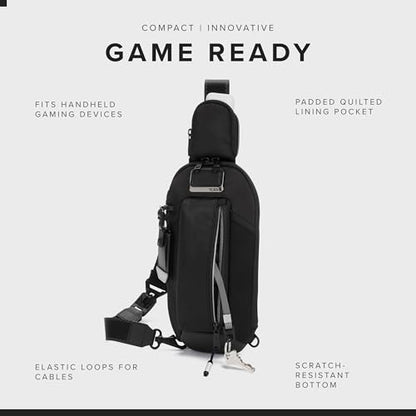 TUMI Alpha Bravo Esports Pro Sling Bag, 12.0" X 5.8" X 2.5", Black - color: Black